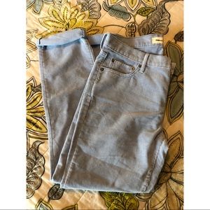 NWOT GAP BEST GIRLFRIEND PERIWINKLE PANTS SIZE 8